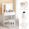 Dressing Table Stool Makeup Bench Chair Soft Padded Cushion Seat Vanity Chair