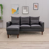 Luxury 3 Seater Corner Sofa Armchair Settee Couch with Footstool Living Room
