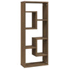 Wall Shelf Brown Oak 36x16x90 cm Engineered Wood
