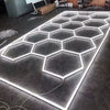 14 x Hexagon LED Lighting Car Detail Home Garage Workshop Retail Lighting Barber