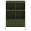 Highboard Olive Green 68x39x101.5 Cold-rolled Steel O8C7