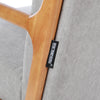 Mid-Century Modern Armchair Velvet Upholstered Solid Wooden Frame Accent Chair