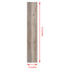36Pcs Wood Effect Vinyl Flooring Tile Self Adhesive Peel and Stick Home/Office