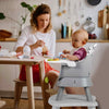 Kids Table & Chair Set Toddler Building Block Table w/ 5-Point Harness