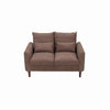 Panana 2 Seats Loveseat Couch Sofa Ottoman Upholstered Furniture for Small Space