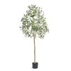 5 FT Artificial Olive Tree Green Natural Tall Faux Lifelike Fake Plant