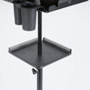 Hair Salon Trolley Stand Adjustable Hair Coloring Beauty Salon Tool Cart