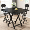 Small Folding Dining Table 2/4 Chairs Set Breakfast Space Saving Compact Seater