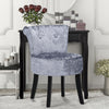Soft Padded Stool Dressing Table Makeup Stool Fluffy Pouffe Bedroom Chair Seat