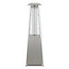Patio Gas Heater Portable Tabletop Propane Burner w/ Reflective Cover & Pad