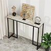 Long Marble Console Table Hallway Living Room Sofa Side Table Flower Lamp Stand