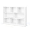 3 Tier Open Shelf Storage Cabinet Storage Cube Wooden Bookcase Display Shelf