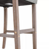 2x Linen Padded Breakfast Bar Stools Kitchen Pub Barstools Counter High Chair
