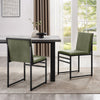 Dusk Rae Sage Green Velvet Set of 2 Dining Chairs RRP £599