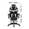 Ergonomic Leather Racing Gaming Chair Swivel Office Gamer Desk Chair Adjustable