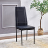2/4/6 Dining Chairs Side Chairs High Back Velvet/Faux Leather Padded Seat Home
