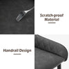Set of 2 Dining Chairs Faux Leather PU Cushion Padded Seat Metal Legs Restaurant