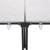 Portable Folding Bed Guest Compact Single Bedframe Guest Visitor Bed on Wheels