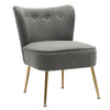 Scallop Back Armchair Cocktail Sofa Accent Seat Living Bedroom Cafe Lounge Sofa