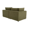 Dusk Boston Olive Velvet 2 Seater Sofa RRP