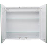 LED Mirror Bathroom Cabinet With Shaver Socket Bluetooth Demister Sensor Light