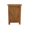 Oakcroft Narrow 3 Drawer Bedside Table – Nightstand with Storage Drawers – 38cm