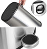 STAINLESS STEEL SILVER KITCHEN BATHROOM TOILET RUBBISH PEDAL BIN 5L