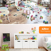 Kids Toy Storage Organizer 3-Drawer Toy Chest Toy Cube Shelf w/Large Open Shelf