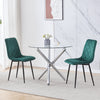 2/4/6Pcs Velvet Dining Chairs Side Chair for Dining Living Room Kitchen Chairs