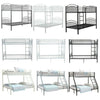 Metal Single & Triple Bunk Beds Frame Double & Single Kids Bedroom Furniture UK