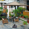 Patio Market Umbrella Base Heavy-Duty Umbrella Holder Outdoor Patio Stand