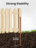 Timber Fence Post Repair Stakes Kit Heavy Duty Fence Post Stakes Ground
