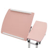 Mobile Over Bed Chair Table Overbed Height Adjustable Laptop Tray Stand PC Desk
