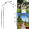 Large Garden Arch Metal Archway Gate Rose Vine Plants Climbing Trellis Rustproof