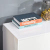 High Gloss Push-Open Design Storage Cabinet with Large & Small Cupboard and 2 Fl