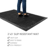 Heavy Duty Rubber Ring Matting Entrance Mats Workplace Garage Mat Anti-Slip Rugs