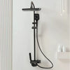 Rainfall Shower Head Set Push Button High Pressure Multiple Water Spray Modes