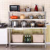 Stainless Steel Commercial Catering Table Work Bench Food Prep Kitchen Shelf UK