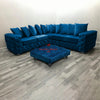 Square Coffee Table Chesterfield Upholstered Footstool Pouffe Foot Stool Seat