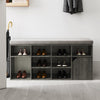 3 Tier Shoe Rack With Seat Hallway Shoe Bench Shoe Storage Rack Footwear Cabinet