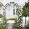 7ft Metal Garden Arch Shabby Chic Pergolas Rusty Garden Arbour Garden Plant Arch