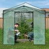 3.6x2.4M Outdoor Folding Pop-up Walk-in Gardening Greenhouse Plants Growing Tent