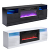 70inch Fireplace TV Stand with LED Lights , TV Console for 43" 50" 55" 60" 65"