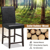 2X Modern Bar Stool PU Upholstered Counter Bar Chairs Dining Chairs w/Footrest