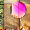 Unique Round Wall Mirror Iridescent Accent Mirror Dreamland Rainbow Mirror Girls