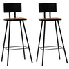 Bar Set 3 Piece Solid Reclaimed Wood T5F9