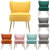 Scallop Back Armchair Cocktail Sofa Accent Seat Living Bedroom Cafe Lounge Sofa