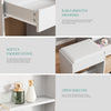Dressing Table With 5 Drawers LED Mirror Set Makeup Desk Vanity Table Jterqdduge