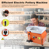 350W Electric Pottery Wheel-25cm Turntable Potters Wheel for Beginners DIY Clay