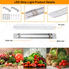 10X 5FT LED Strip Lights Batten Tube Light Office Shop Garage Ceiling Lamp 6500K